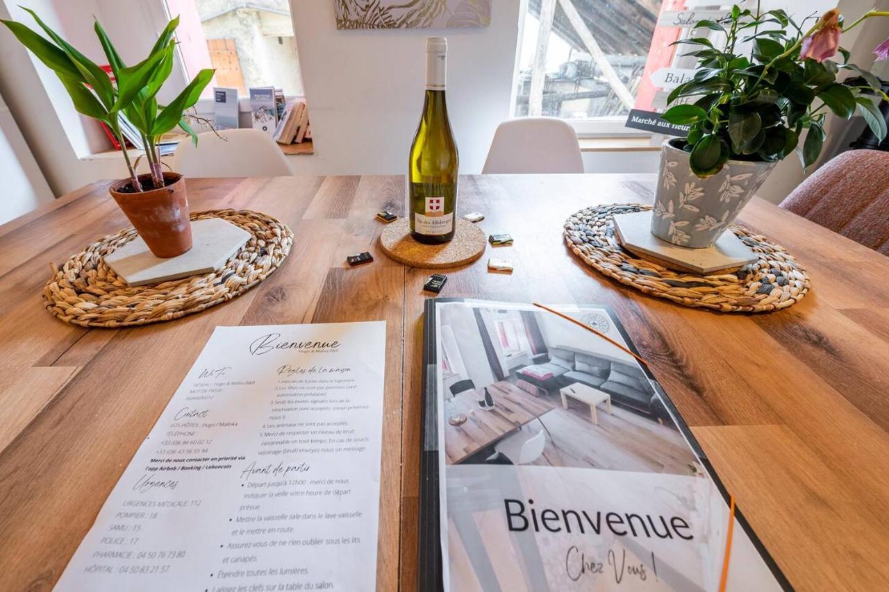 Chez Malou & Hugo Vue Lac Proche Suisse & Stations ! 圣金戈尔夫 外观 照片